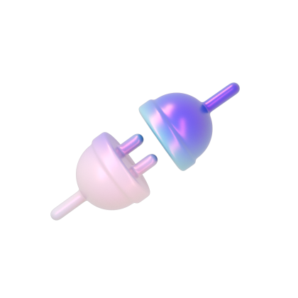 Blue_pink_purple 3D integration icon
