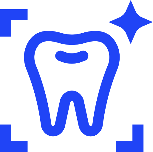 Tooth with star icon