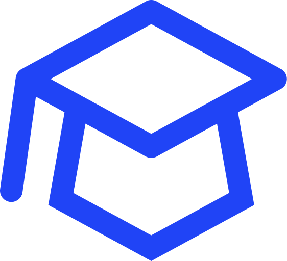 Scholar hat icon